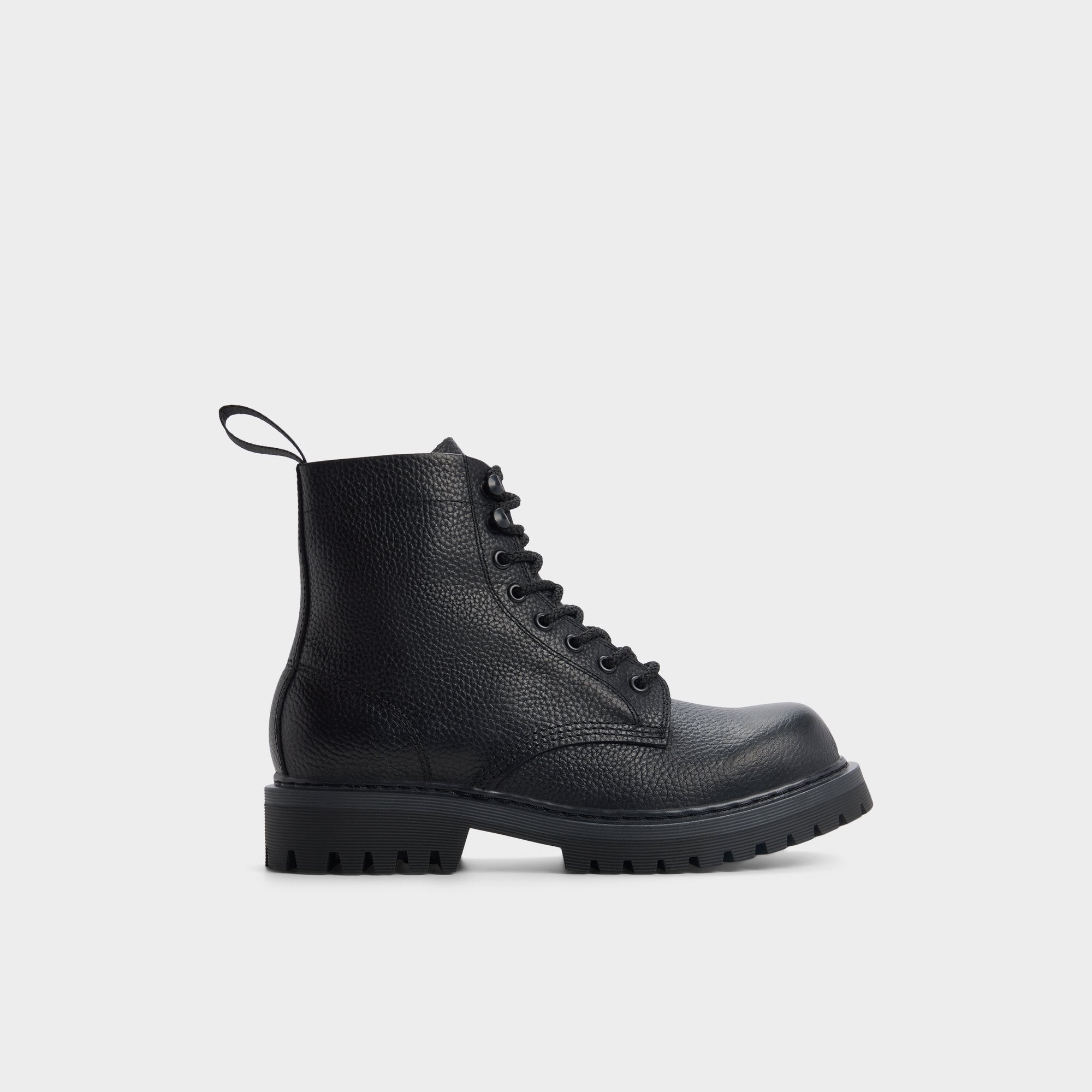 Aldo Doublezero in Other Black - Combat boot, Lug sole Men
