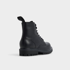 Aldo Doublezero in Other Black - Combat boot, Lug sole Men