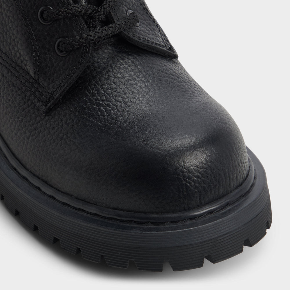 Aldo Doublezero in Other Black - Combat boot, Lug sole Men