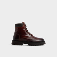 Aldo Draco in Medium Brown - Combat boot, Lug sole Men