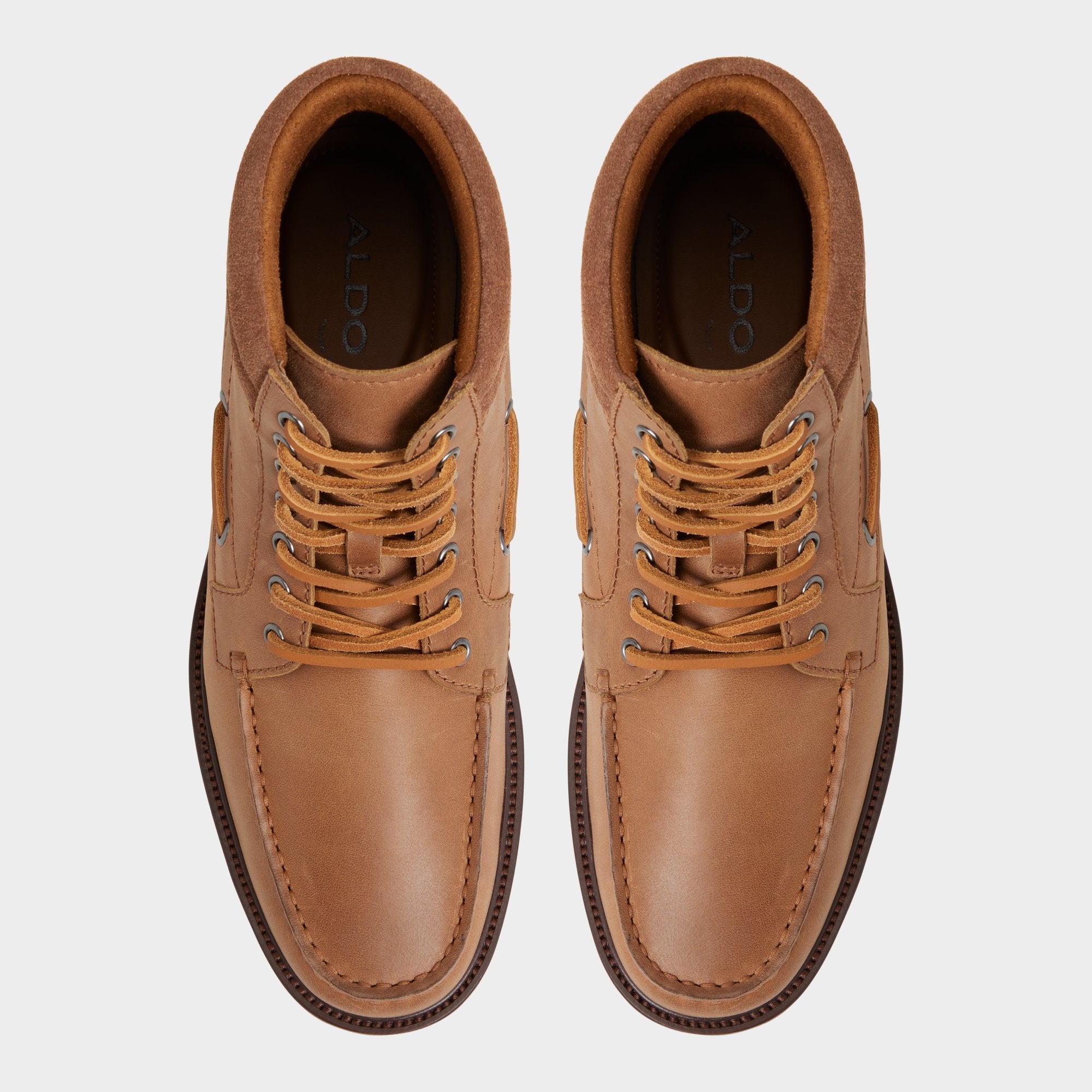 Aldo Farrell in Cognac - Combat boot, Lug sole Men