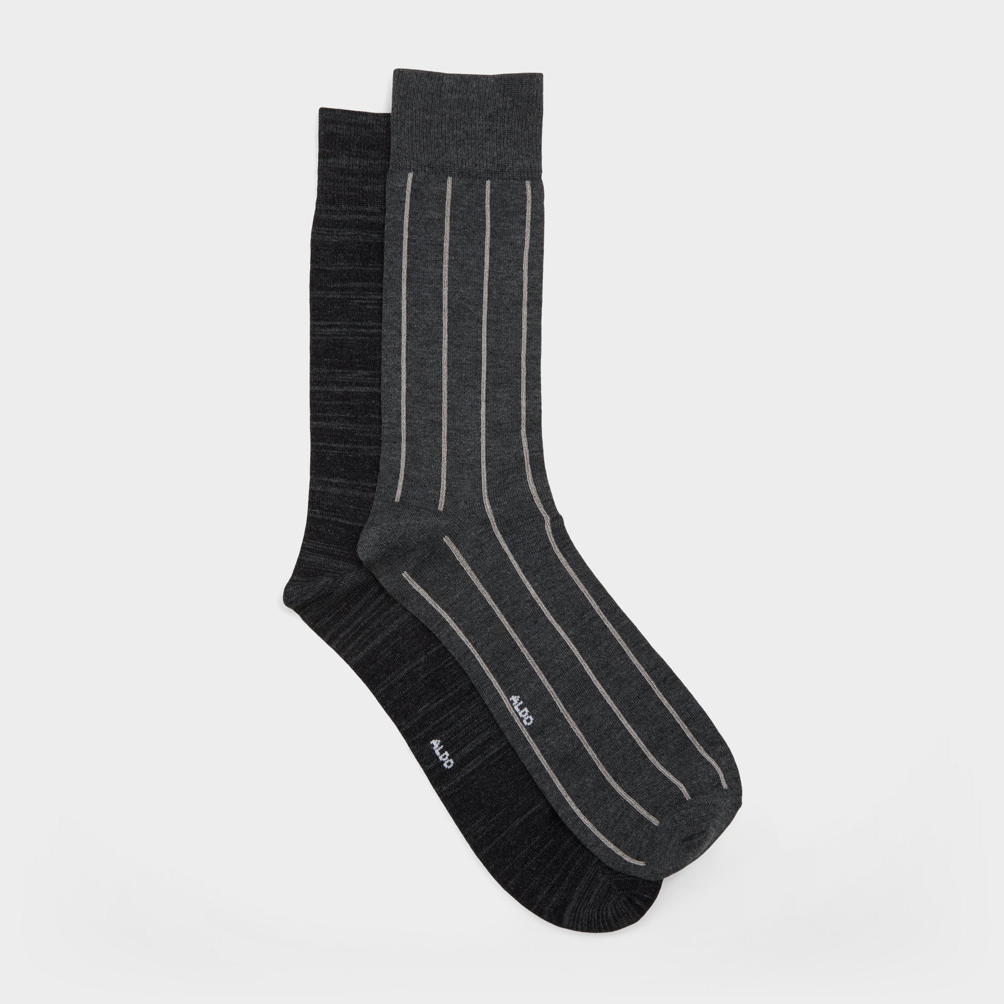 Aldo Nightstripe in Dark Grey - Crew socks New|Men