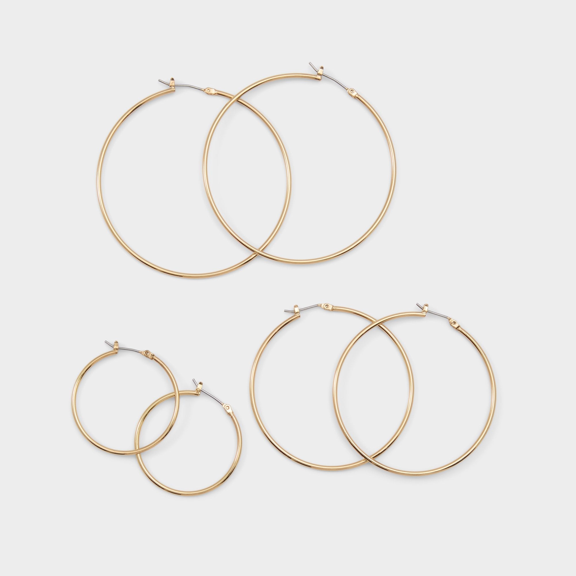 Aldo Dailyhoops in Gold - Earring set Women|Accessories|New