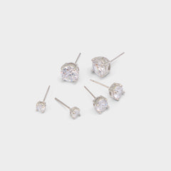 Aldo Alaynia in Silver Clear Multi - Earrings Women|Accessories