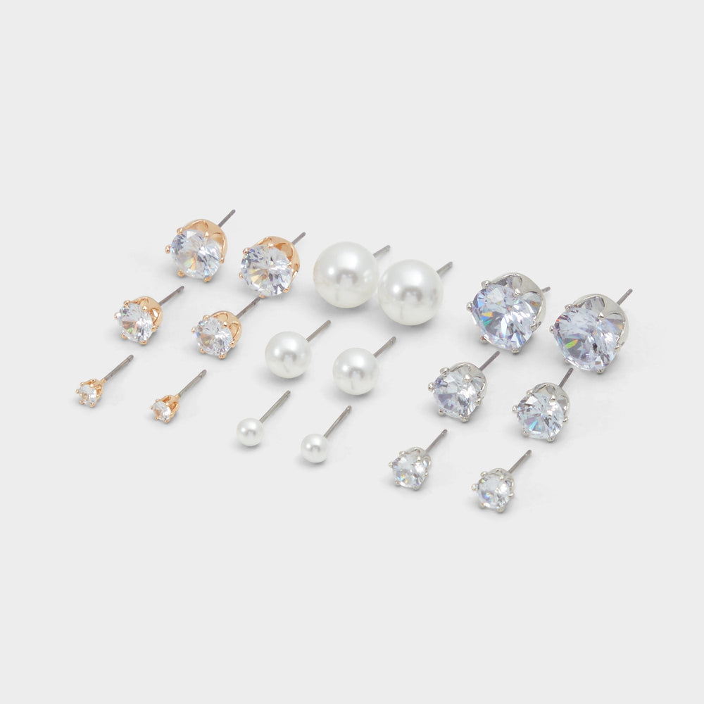 Aldo Daniellia Metallic Multi Women's Earrings - Stud earring set Women|Accessories