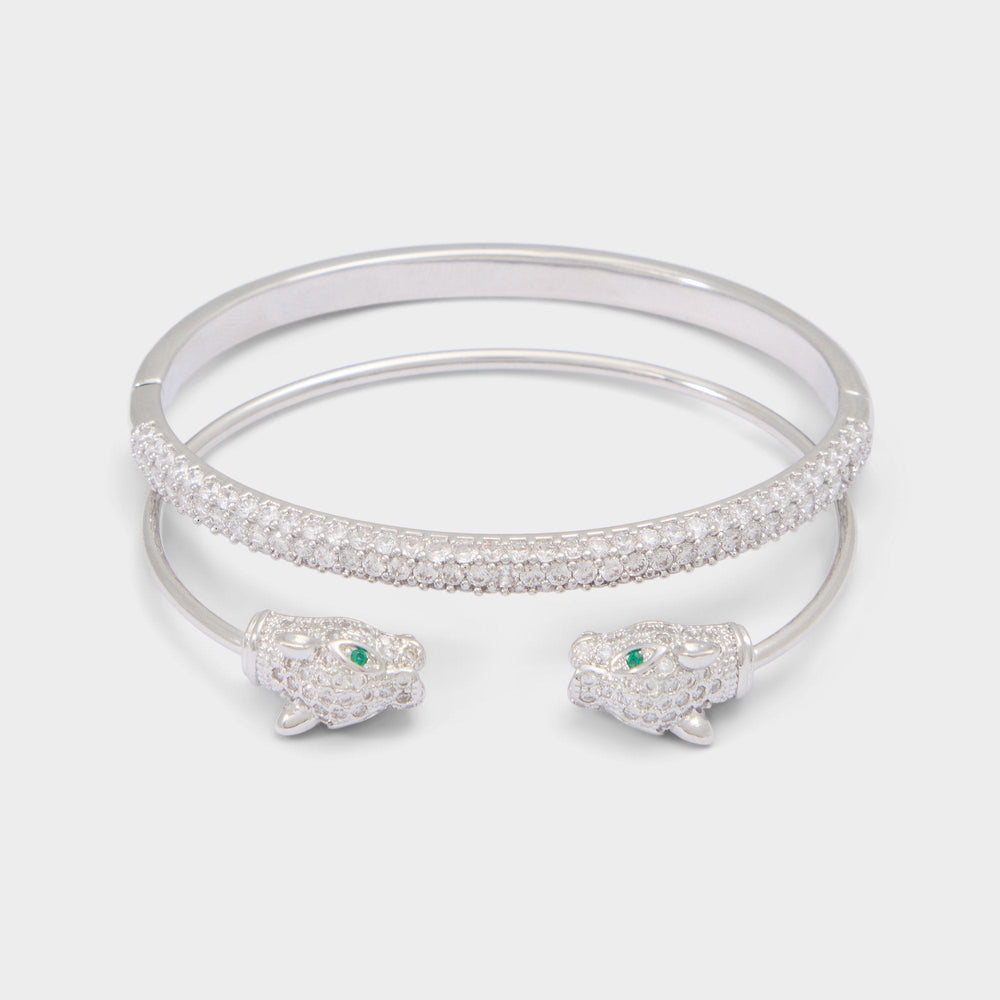 Aldo Albamaelden in Silver Clear Multi - Bangle bracelet Women|Accessories