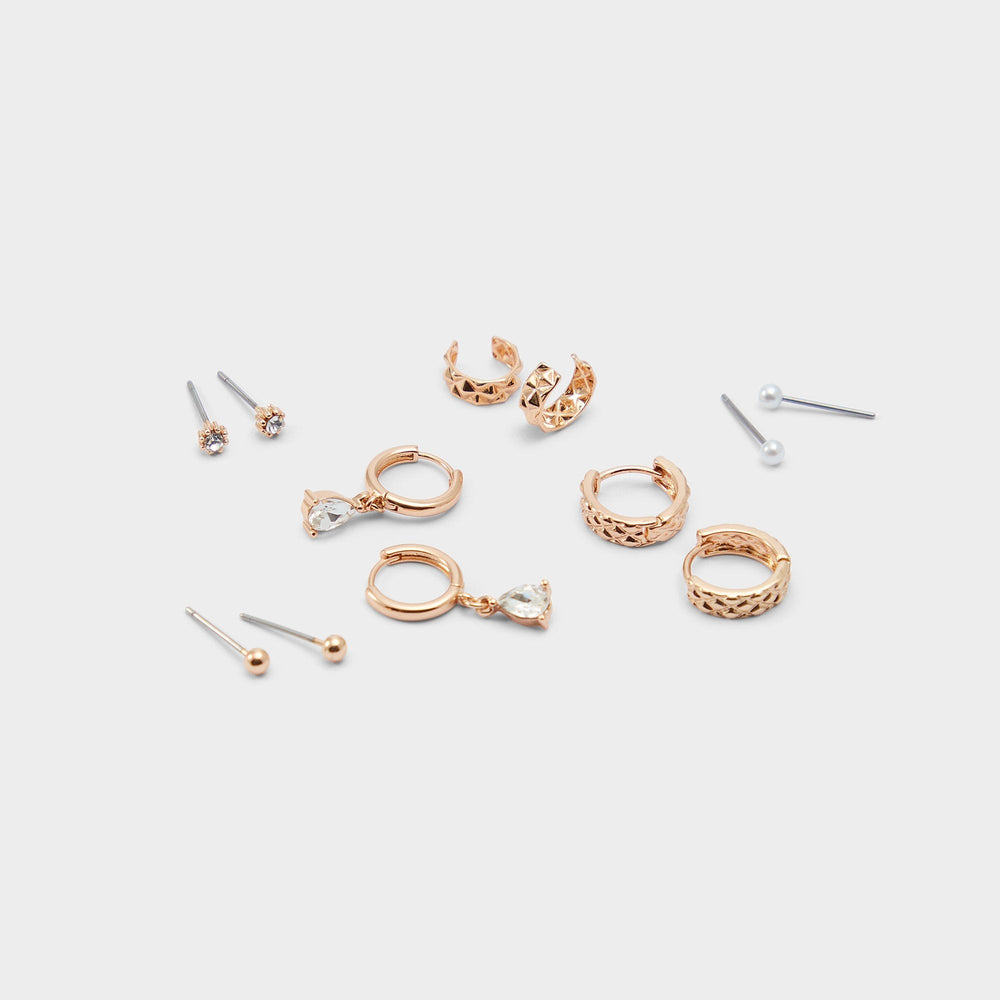 Aldo Jullianna Gold/Clear Multi Women's Earrings - Earrings Women|Accessories