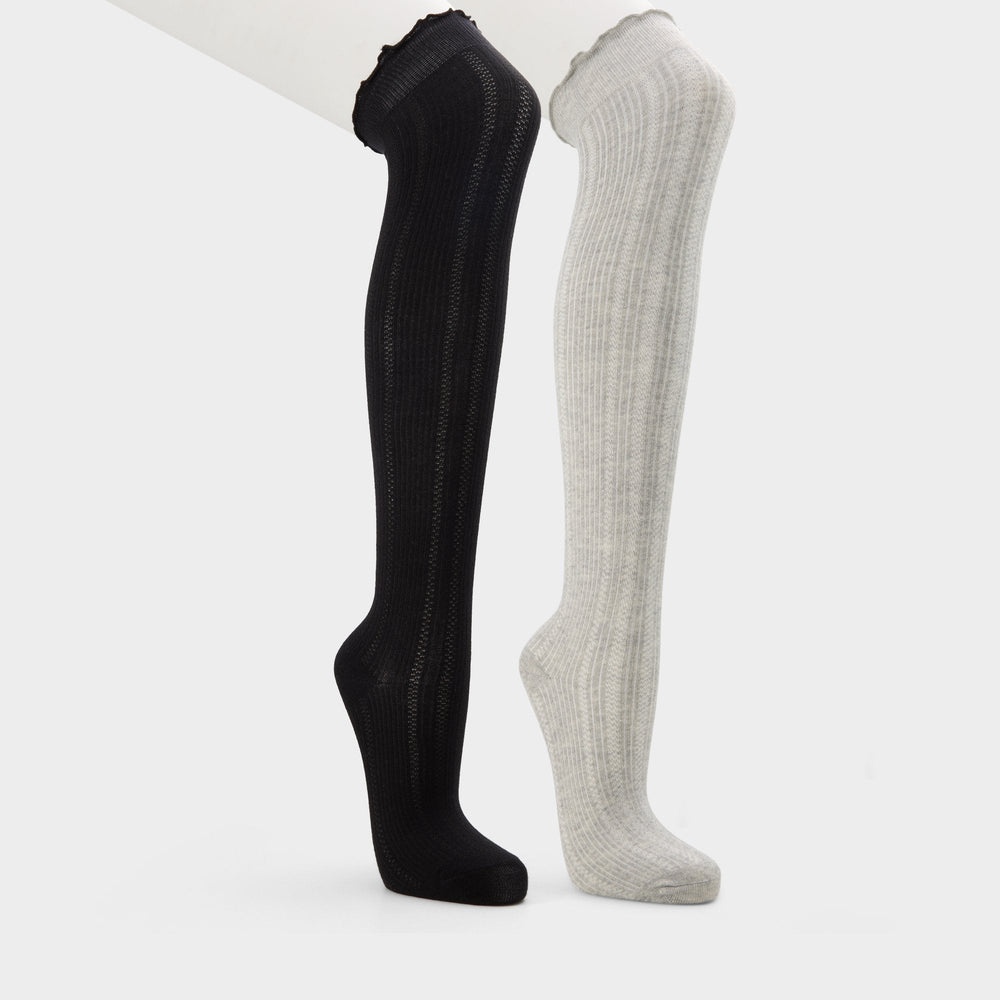 Aldo Frillie in Black White - Knee high socks Women|Accessories