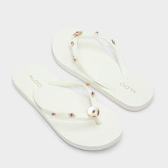 Aldo Edajan Black/Gold Multi Women's Jelly Sandals & Flip Flops - Flip flop Women