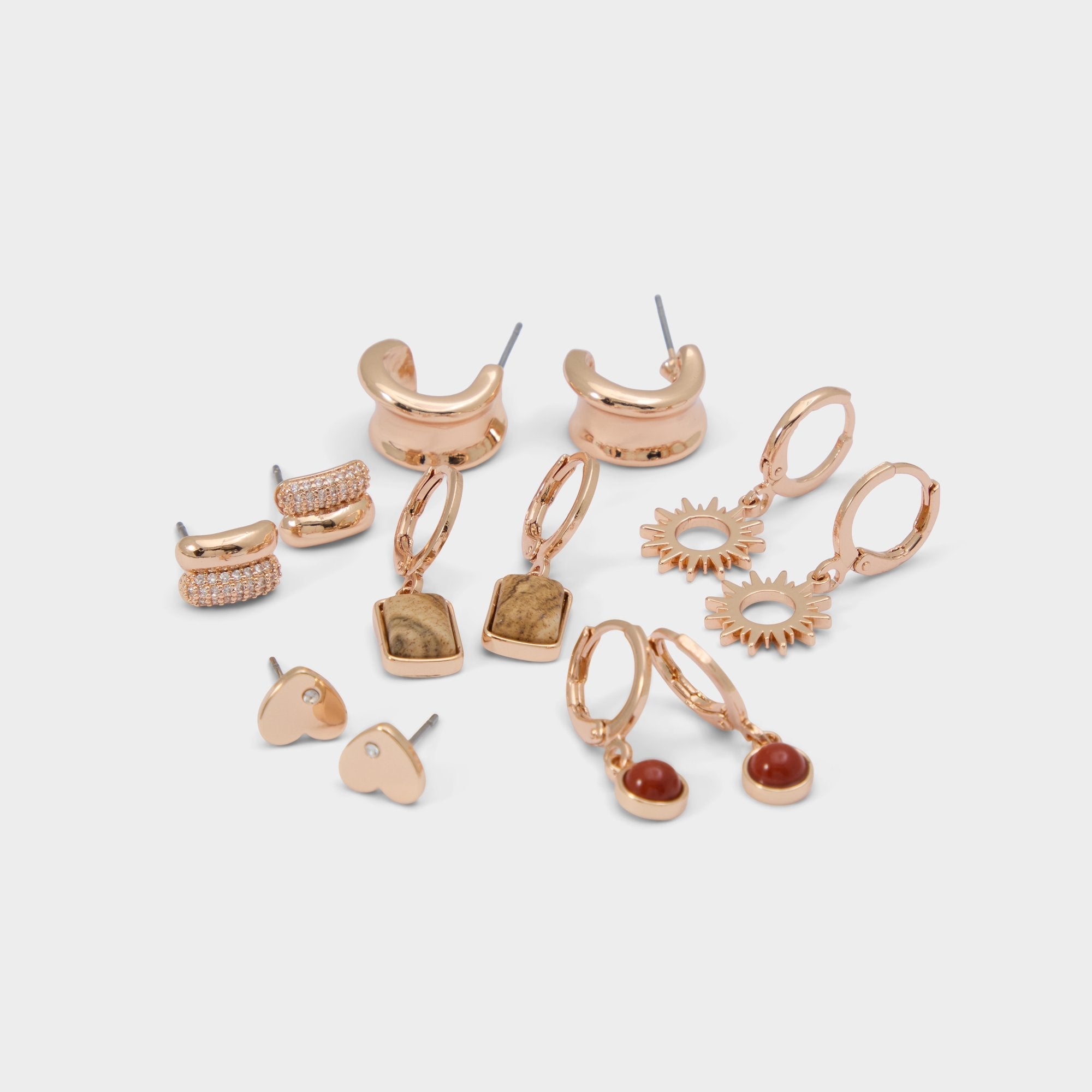 Aldo Everlly Other Brown Women's Earrings - Earring set Women