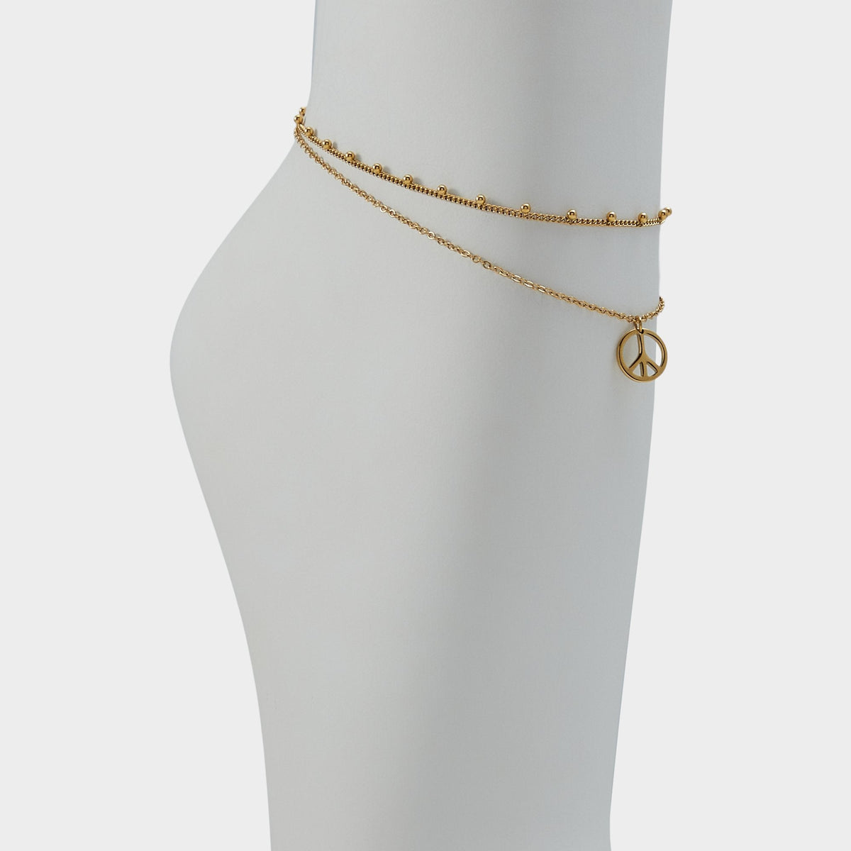 Aldo Peacelove Gold Women's Stainless Steel - Anklet Women|Accessories