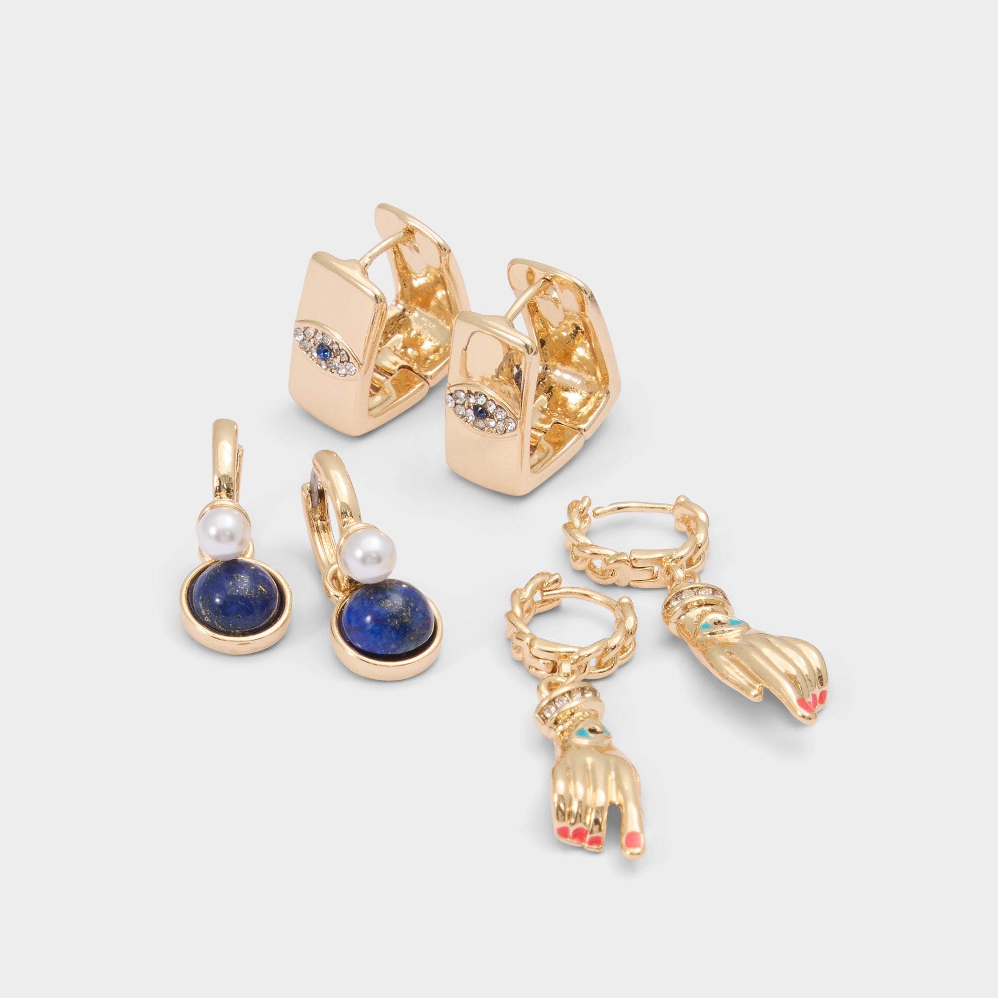 Aldo Mystiquegaze in Navy - Hoop earrings Women|Accessories