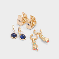 Aldo Mystiquegaze in Navy - Hoop earrings Women|Accessories