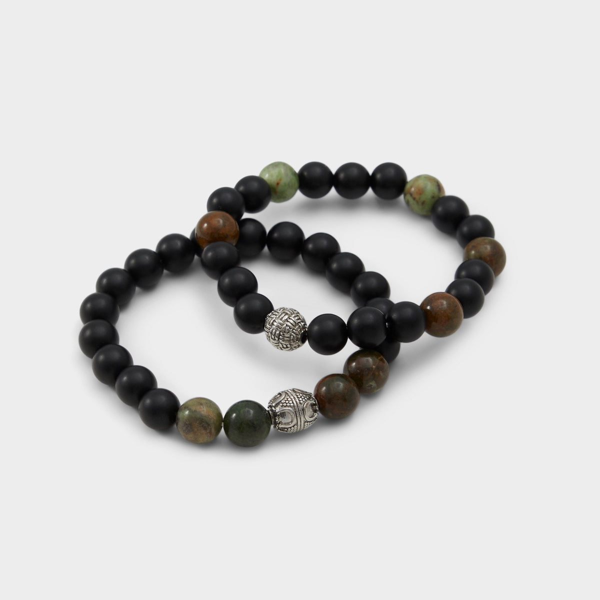 Aldo Bompietra Dark Green Men's Jewelry - Bracelet Men