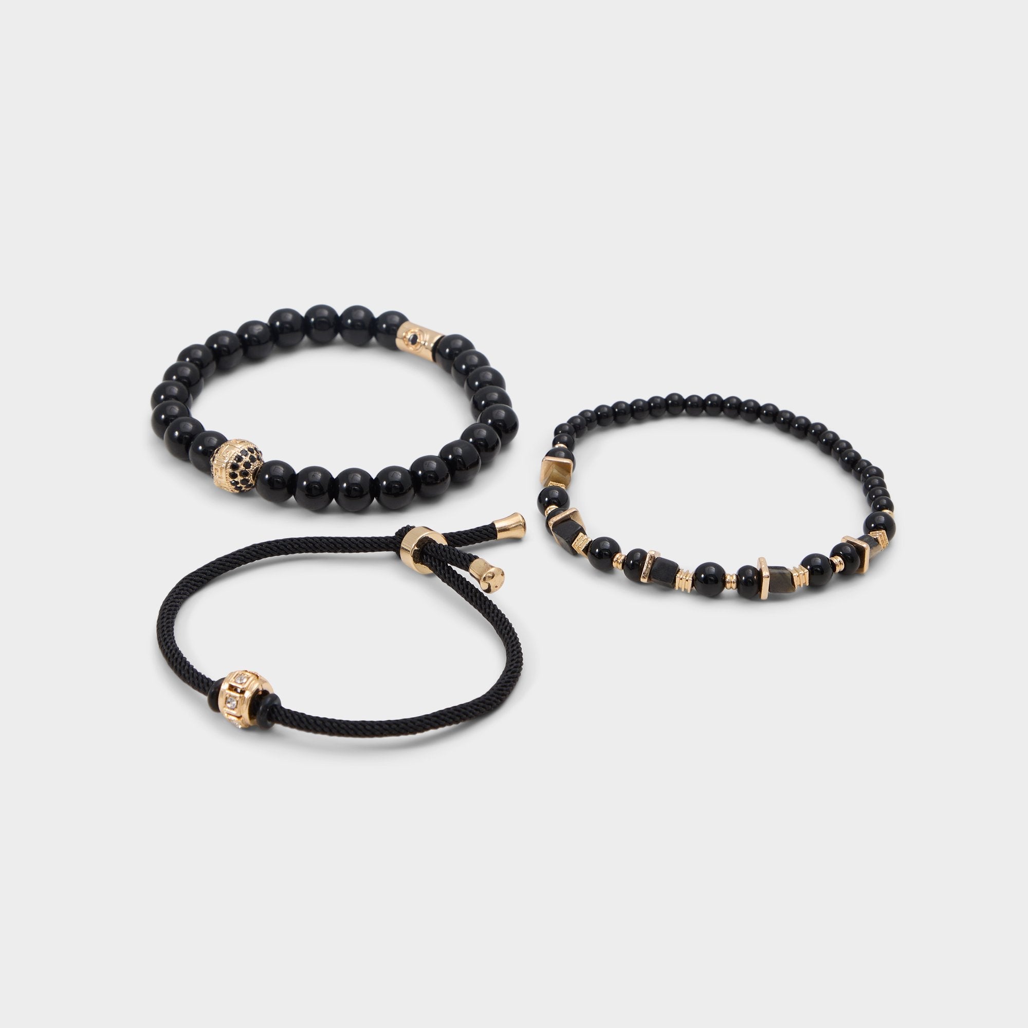 Aldo Justin in Black Gold Multi - Bracelet Men