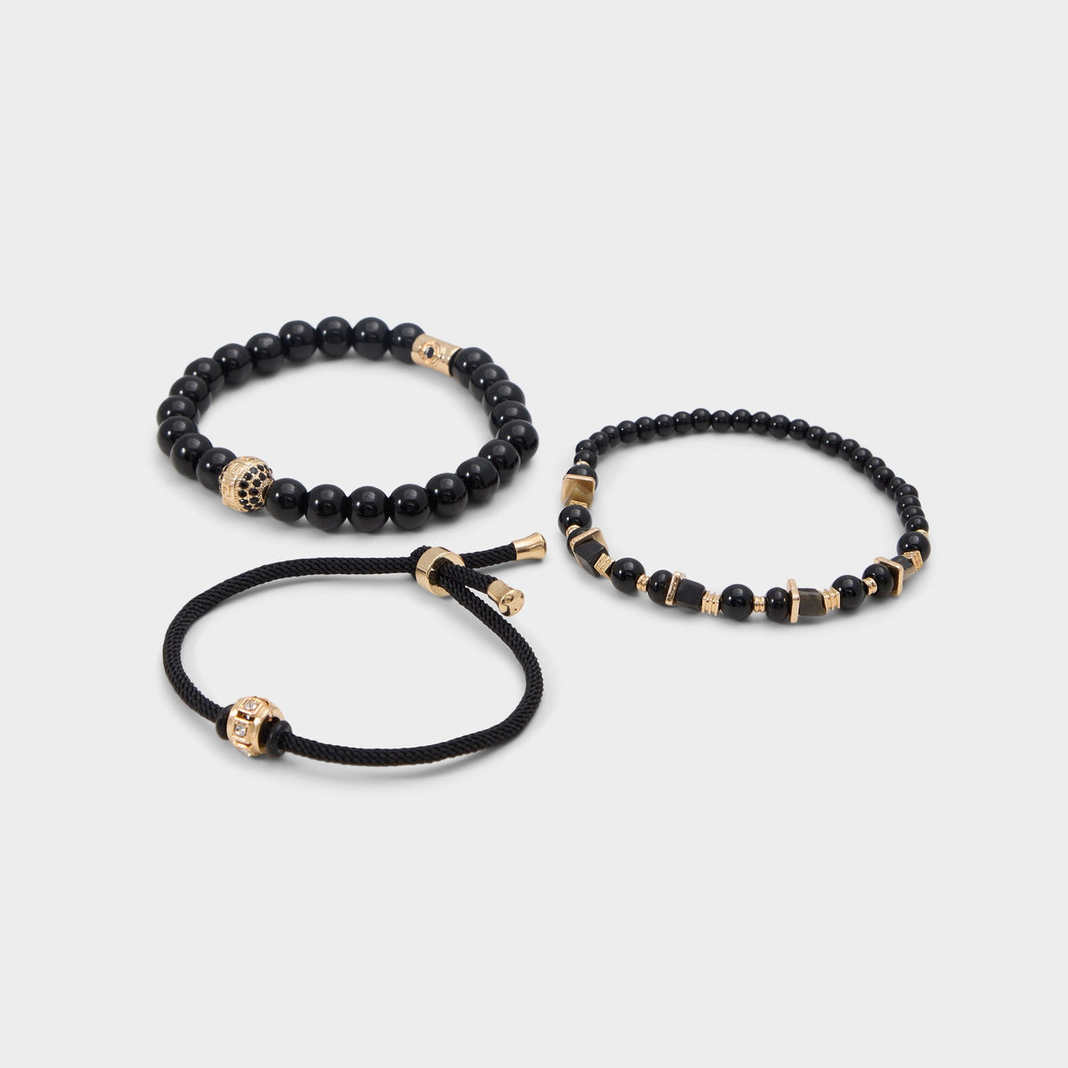 Aldo Justin in Black Gold Multi - Bracelet Men
