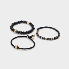 Aldo Justin in Black Gold Multi - Bracelet Men