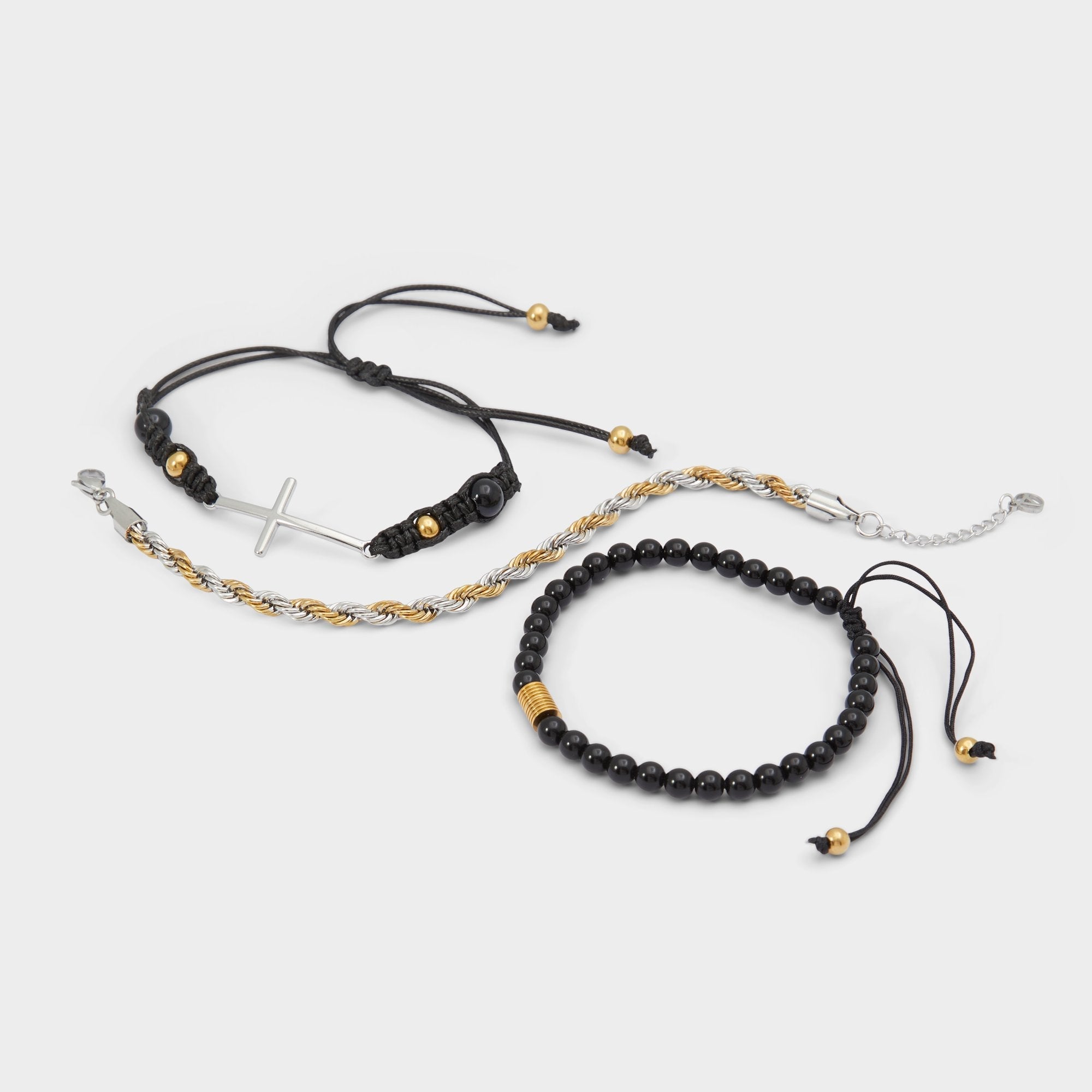 Aldo Waoron Black/Gold Multi Men's Jewelry - Bracelet Men